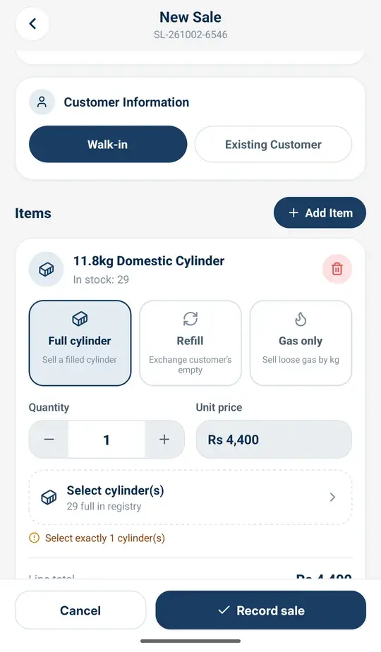 Gasflow Team app